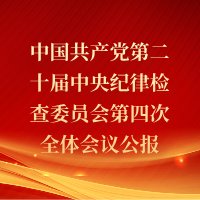 中国共产党第二十届中央纪律检查委员会第四次全体...